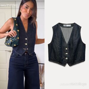 ZARA DENIM VEST